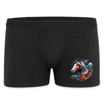 Horse - Men's Boxer Shorts - black - Front