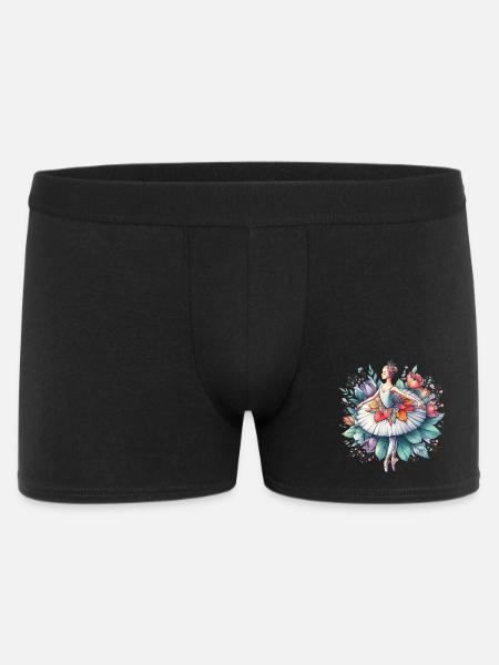 Ballet dancer with tutu - Men's Boxer Shorts - black