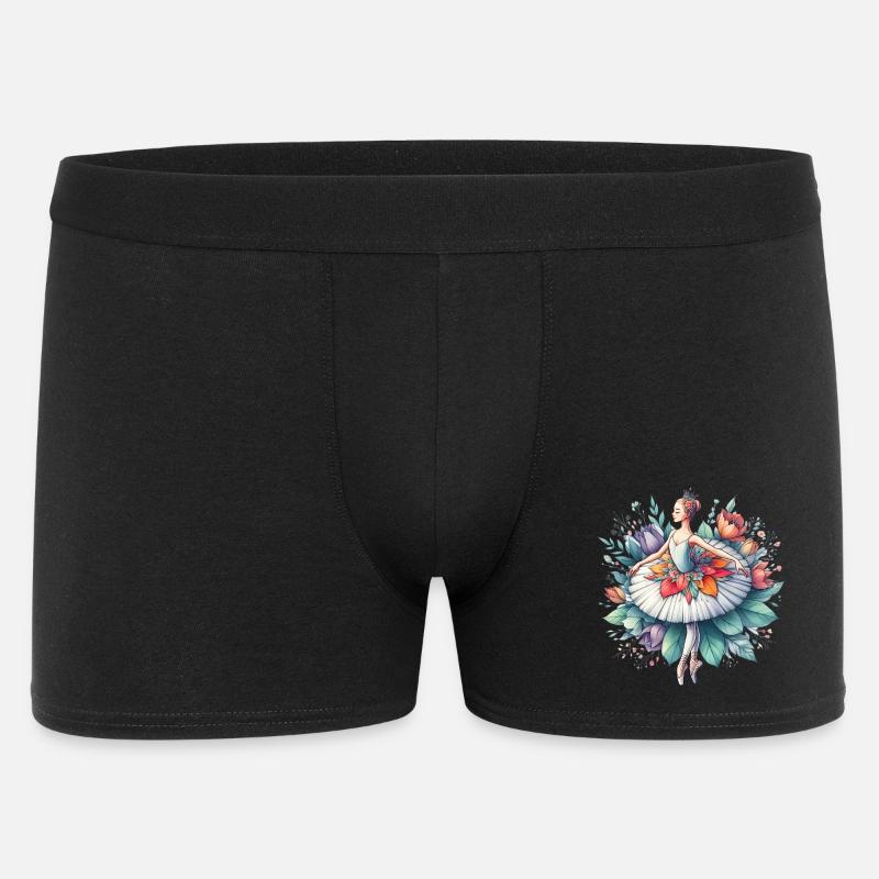 Danseuse de ballet avec tutu - Boxer Homme - noir