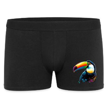 Toucan - Men's Boxer Shorts - black - Front