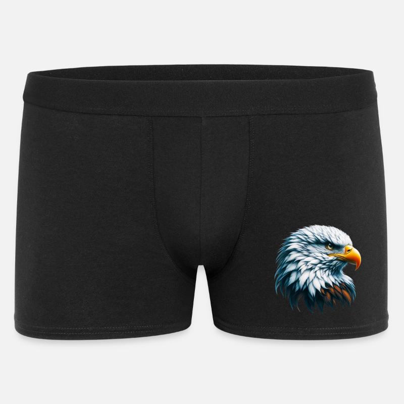 Adler - Männer Boxer Shorts - Schwarz
