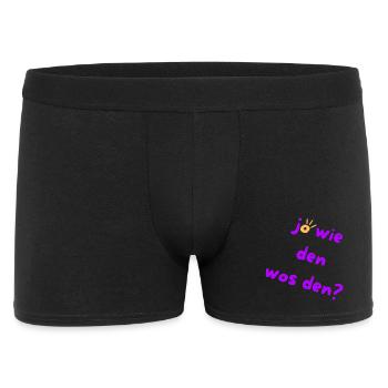 Comment? Pourquoi? Argot 🤠 autrichien - Boxer Homme - noir - Devant