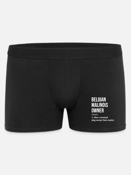 Belgian Malinois Belgian Malinois Belgian Malinois - Men's Boxer Shorts - black