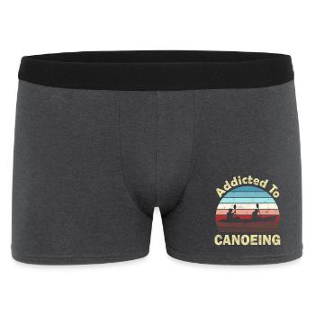 Canoe Canoeist - Men's Boxer Shorts - charcoal grey - Front