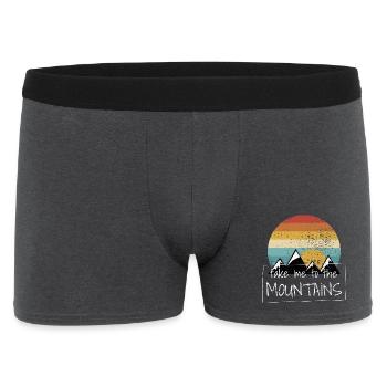 Randonnées pédestres - Boxer Homme - charbon - Devant