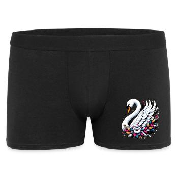 Swan - Men's Boxer Shorts - black - Front