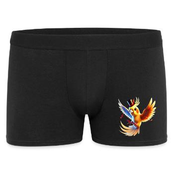 La calopsitte fait la fête - Boxer Homme - noir - Devant