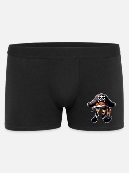 Pirate Pi Day Pirate Motif Fans de mathématiques Enseignant - Boxer Homme - noir