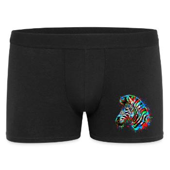 Zèbre - Boxer Homme - noir - Devant