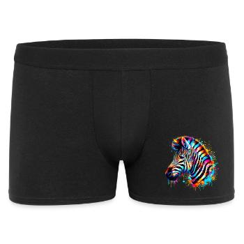 Zèbre - Boxer Homme - noir - Devant