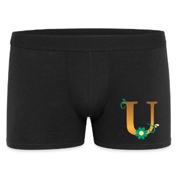 U - Men's Boxer Shorts - black - Front
