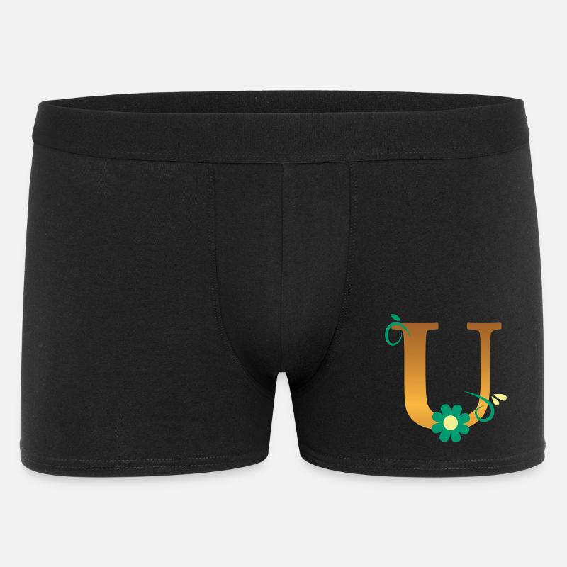 U - Männer Boxer Shorts - Schwarz