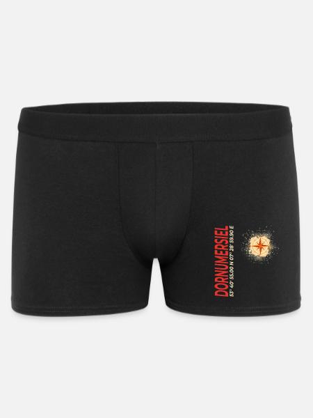 Dornumersiel - Männer Boxer Shorts - Schwarz