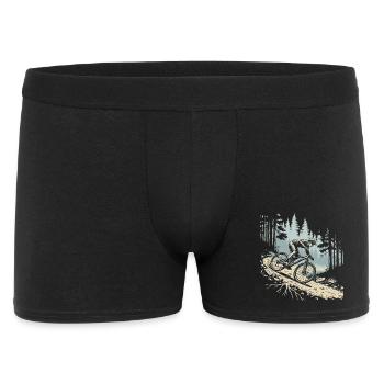 VTT Forest Adventure Vintage Rétro - Boxer Homme - noir - Devant