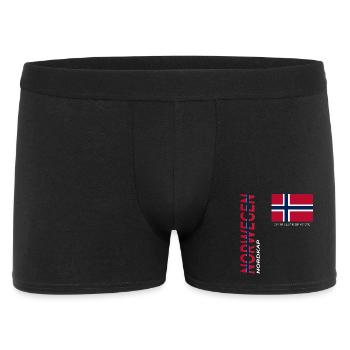 Nordkap - Männer Boxer Shorts - Schwarz - Vorne