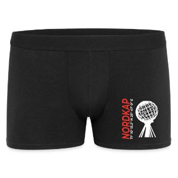Nordkap - Männer Boxer Shorts - Schwarz - Vorne