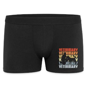 Vintage Vet - Men's Boxer Shorts - black - Front