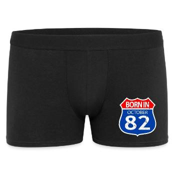 Born_in_October_82 - Men's Boxer Shorts - black - Front