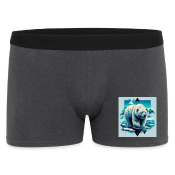 Eisbär - Männer Boxer Shorts - Anthrazit - Vorne