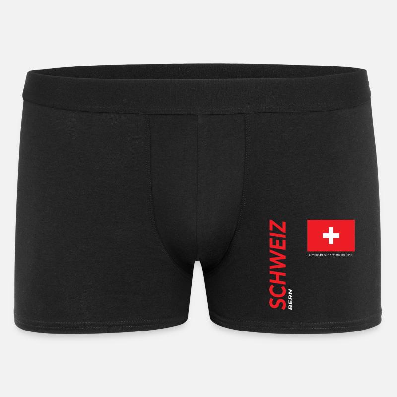 Bern - Männer Boxer Shorts - Schwarz