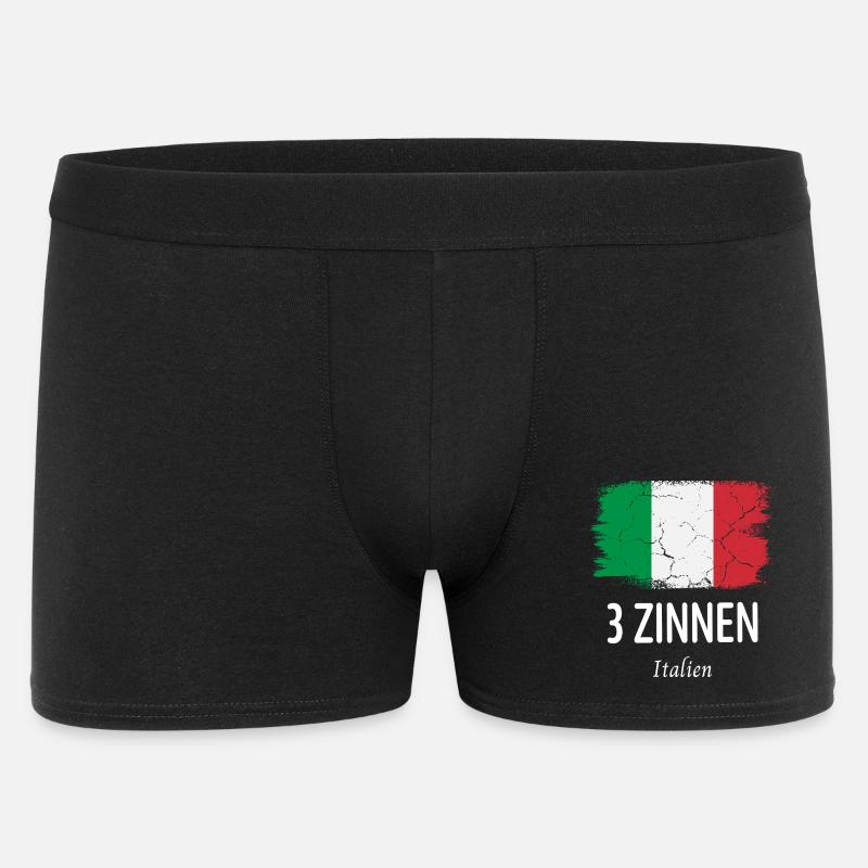 3 Zinnen - Männer Boxer Shorts - Schwarz