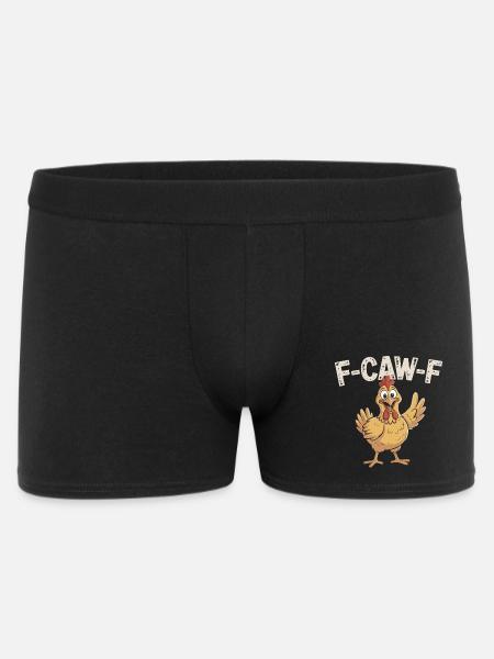 Morsom kylling - Boxer Shorts for menn - svart