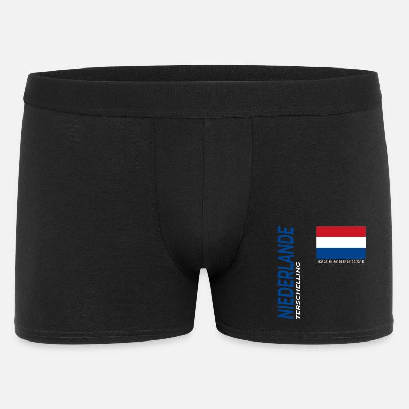 Terschelling - Männer Boxer Shorts - Schwarz
