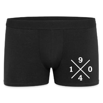 1904 Gelsenkirchen Ruhrpott Football pour les vrais fans - Boxer Homme - noir - Devant