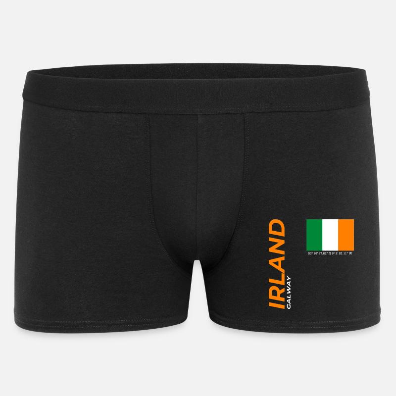 Galway - Männer Boxer Shorts - Schwarz