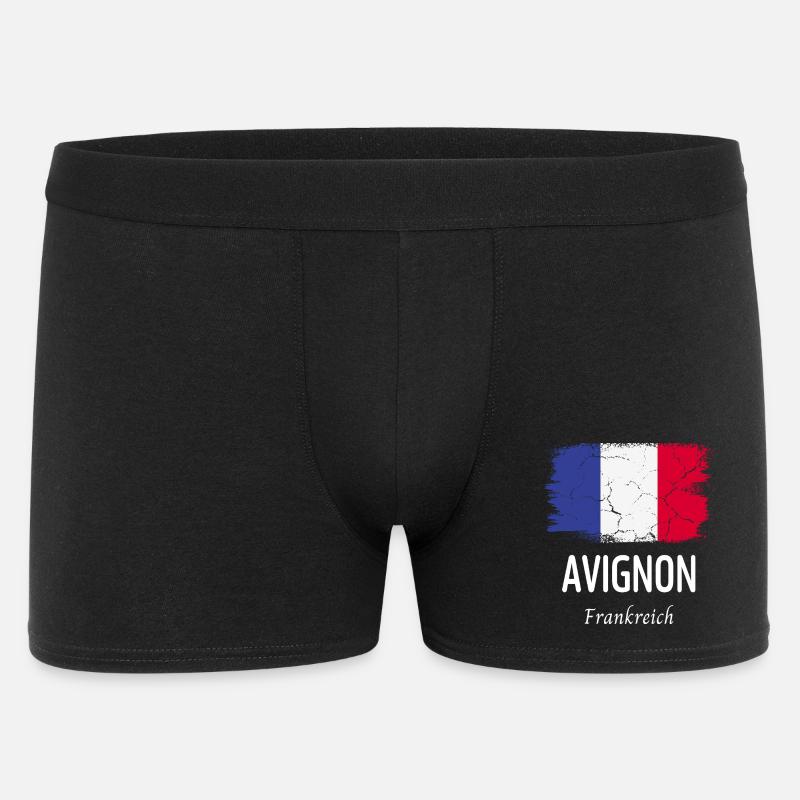 Avignon - Männer Boxer Shorts - Schwarz