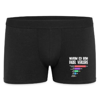 Bad Loser - Padel Humor for Men - Men's Boxer Shorts - black - Front