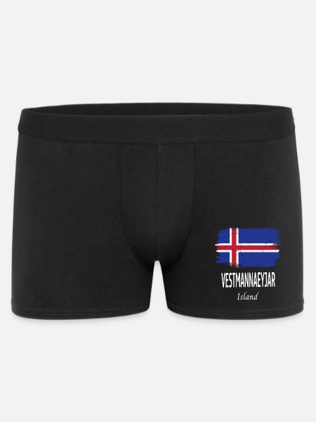 Vestmannaeyjar - Men's Boxer Shorts - black
