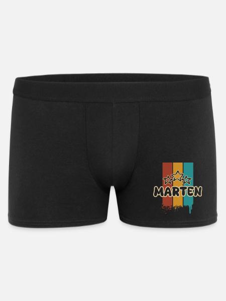 Gift for Marten - Men's Boxer Shorts - black