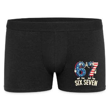 US Flag 67 Memes Six Seven - Men's Boxer Shorts - black - Front
