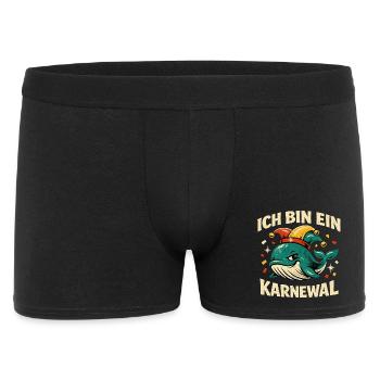 Je suis un jeu de mots Karnewal Jecke 5e saison - Boxer Homme - noir - Devant