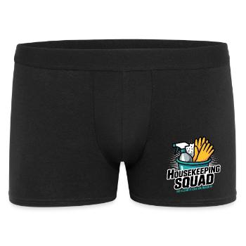 Funny Cleaning Design - Men's Boxer Shorts - black - Front