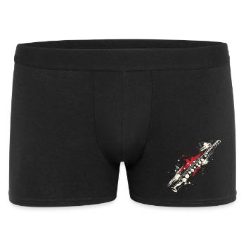 Graffiti de flûte - Boxer Homme - noir - Devant