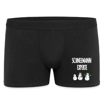 Snowman Expert - Men's Boxer Shorts - black - Front