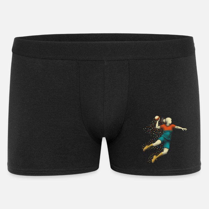 handball mädchen - Männer Boxer Shorts - Schwarz
