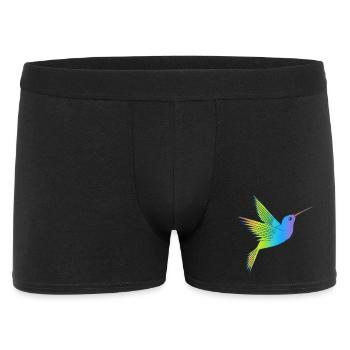 Rainbow bird - Men's Boxer Shorts - black - Front