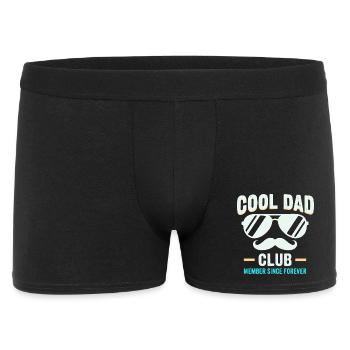 Cool Dad Club, Lustiges Vatertag Papa Hoodie - Männer Boxer Shorts - Schwarz - Vorne