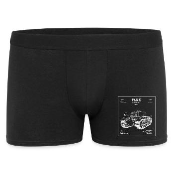 T-shirt vintage TANK 1915 imprimé breveté - Boxer Homme - noir - Devant