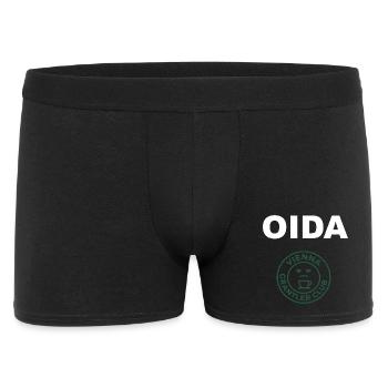 OIDA Vienna Grantler Club - Männer Boxer Shorts - Schwarz - Vorne