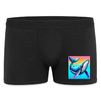baleine - Boxer Homme - noir - Devant