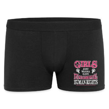 Fundamental Rights Feminist Tee - Men's Boxer Shorts - black - Front