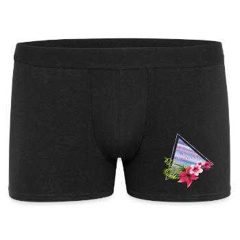 Du bist wundervoll  - Männer Boxer Shorts - Schwarz - Vorne