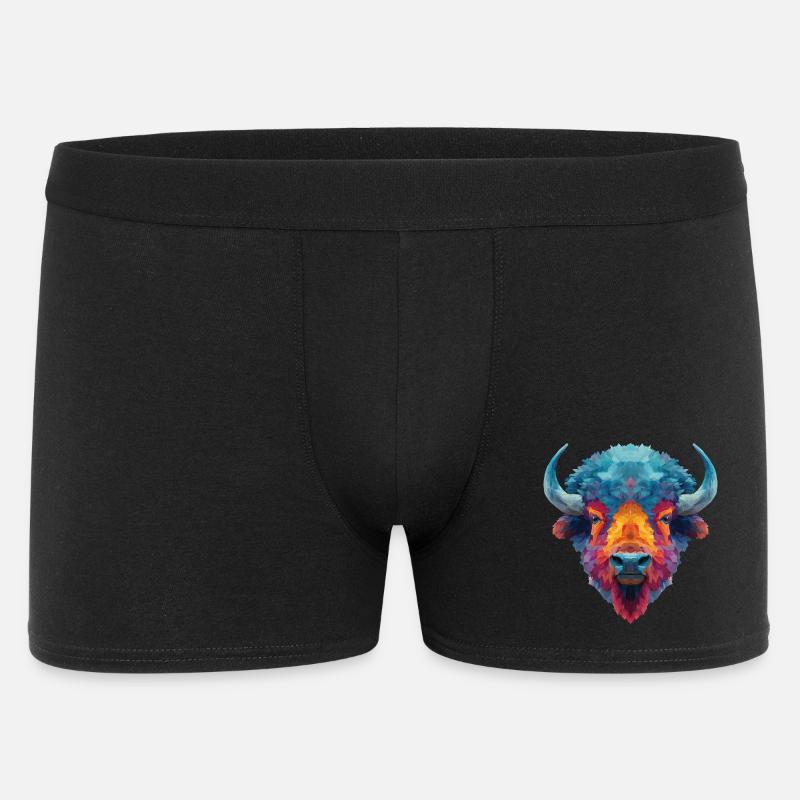 Bison - Boxer Homme - noir