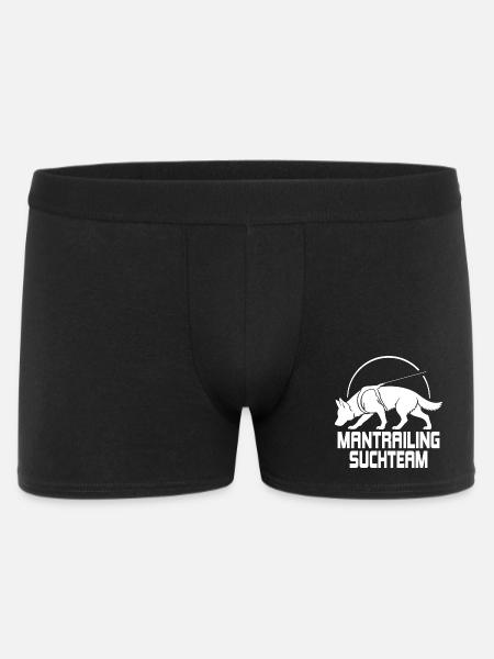German Shepherd Mantrailing Search Team Dogs - Men's Boxer Shorts - black