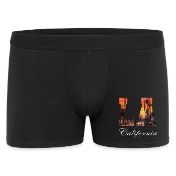 Los Angeles, Californie - Boxer Homme - noir - Devant