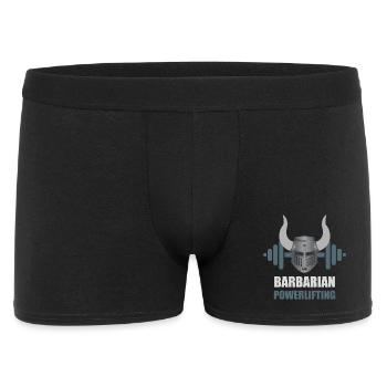 Barbarian Warrior Powerlifting Workout - Men's Boxer Shorts - black - Front